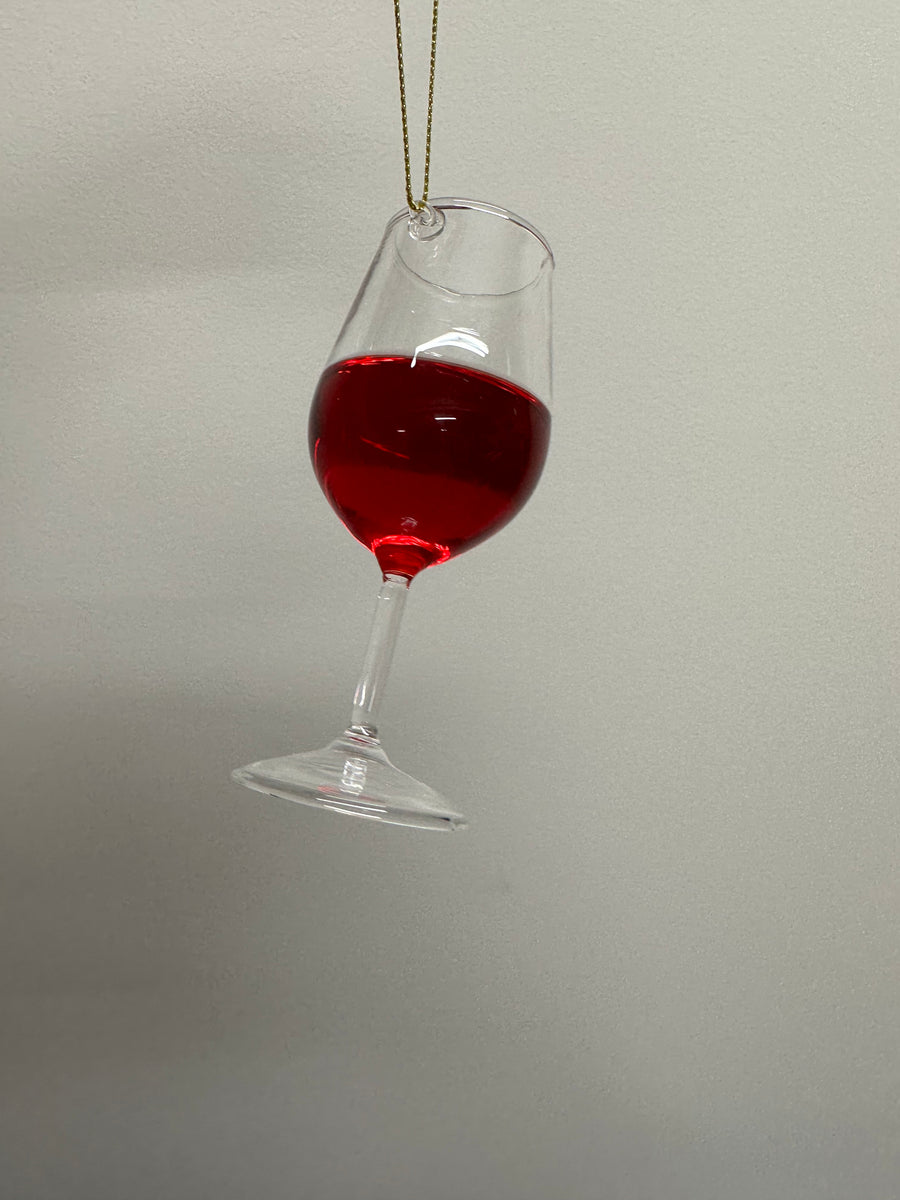 Glass of Red Wine Ornament