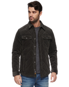 Wilbur Flannel-Lined Quilted Corduroy Jacket