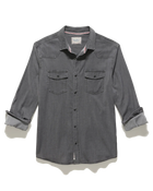 Sacramento Chambray Western Shirt Black