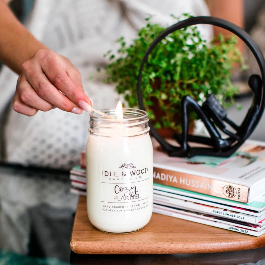 Cozy Flannel Soy Candle