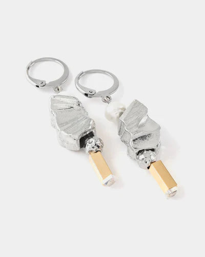 Ostar Earrings Two Tone