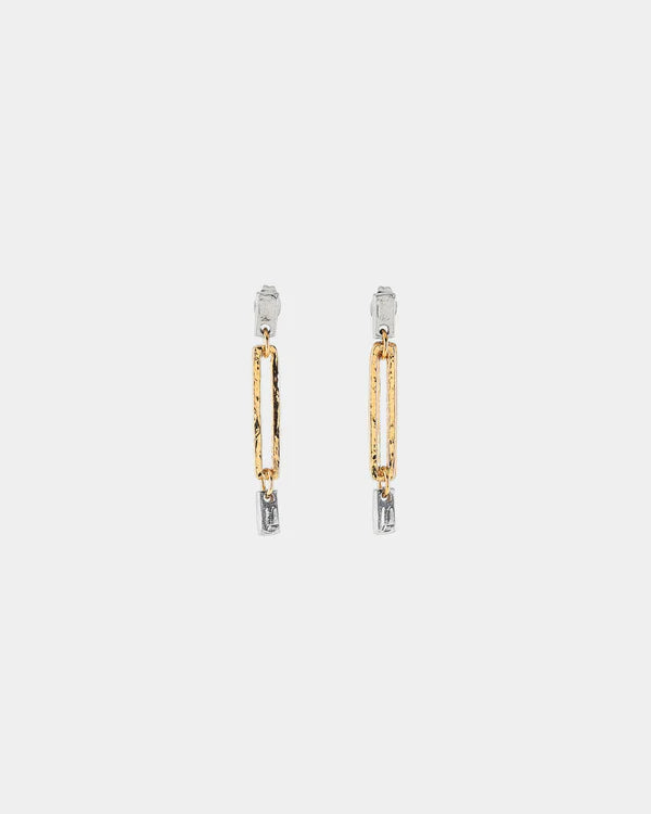 Ecloi Earrings Two Tone
