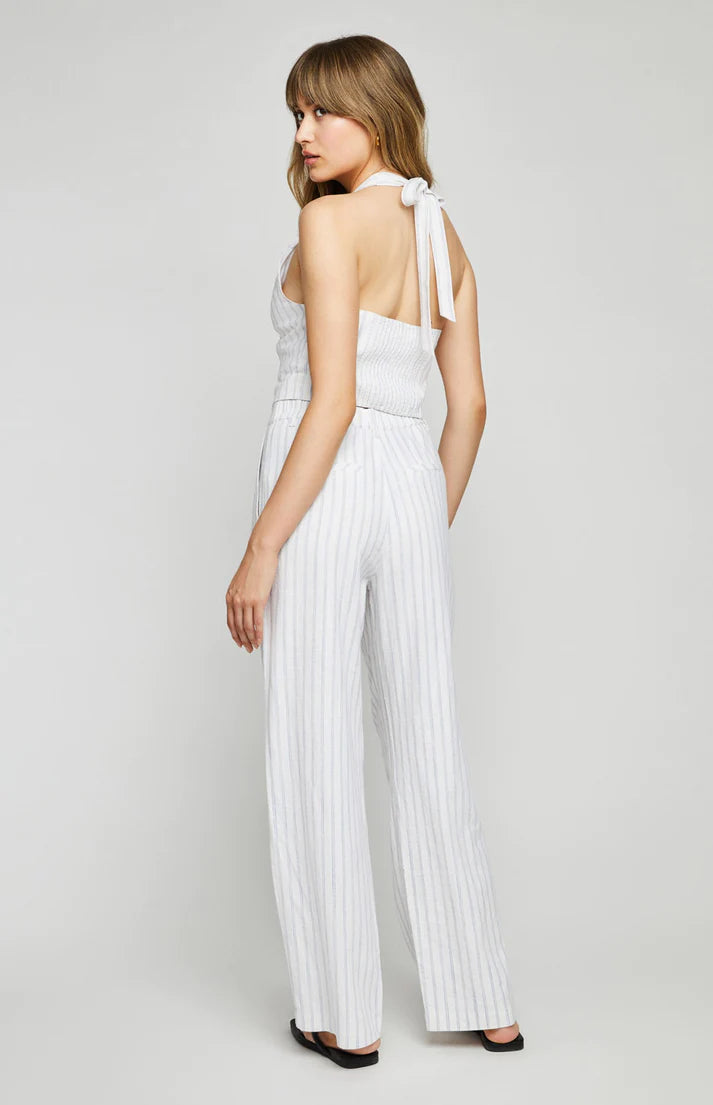 Elliot Pant White Stripe