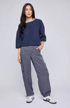 Avery Blue Cargo Pants