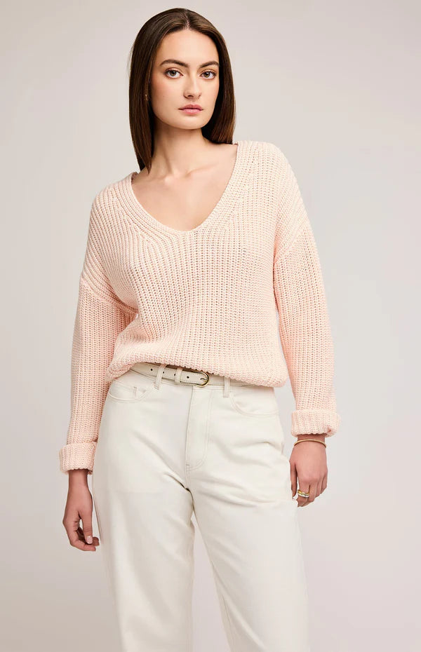 Spencer V-Neck Knit Sweater