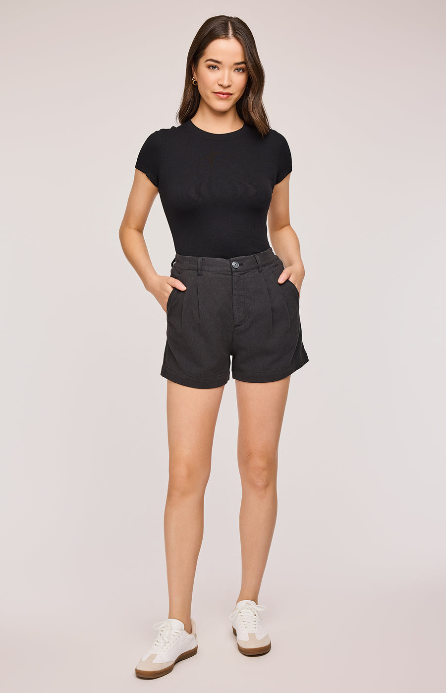 Ritz Shorts Washed Black