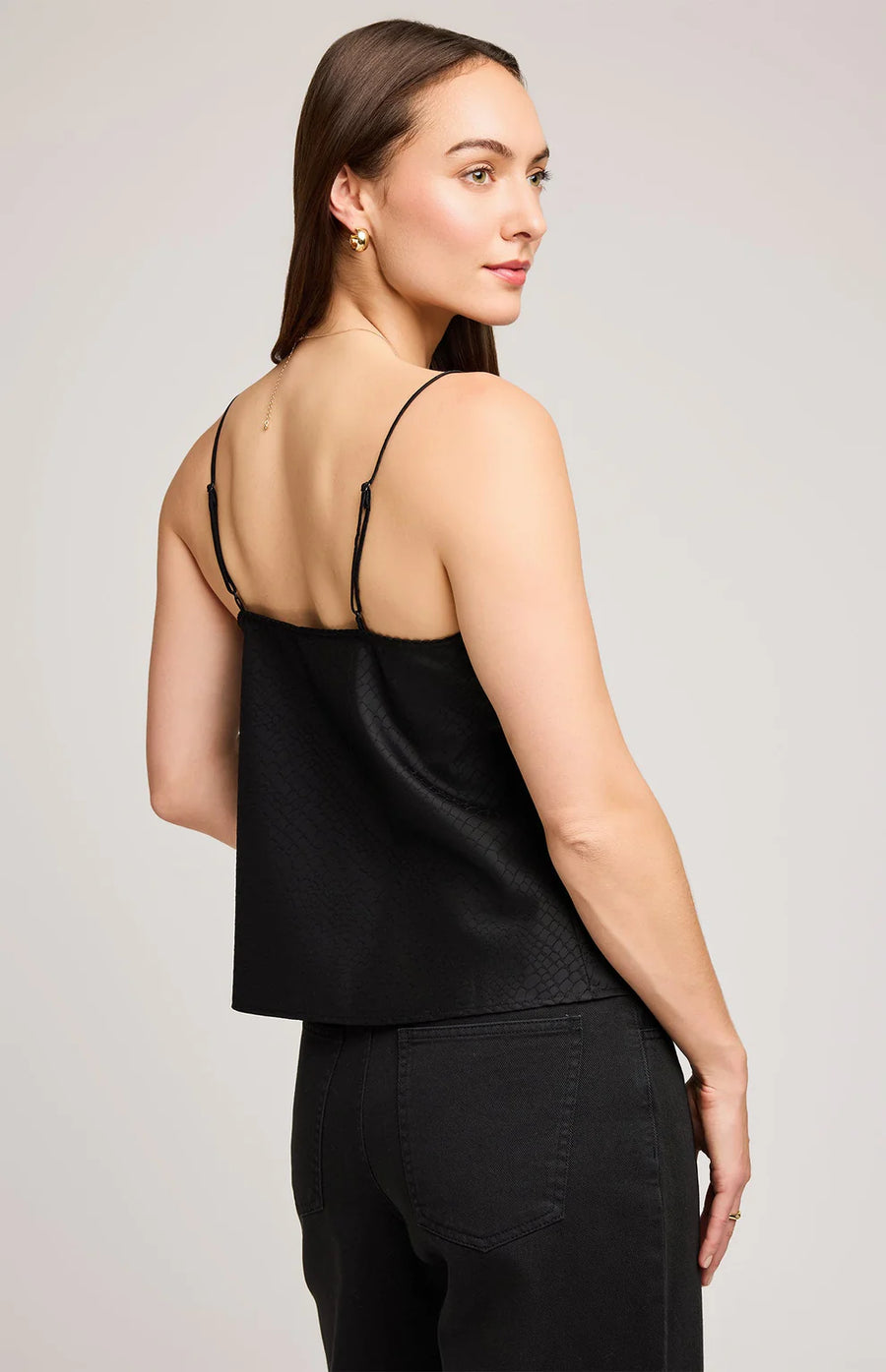 Priscilla Satin Tank
