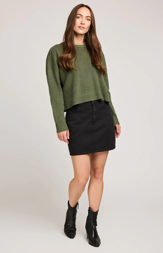 Echo Pullover Sweater Heather Ivy