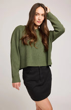 Echo Pullover Sweater Heather Ivy