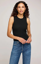 Skye Knit Tank Black