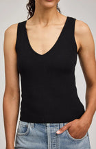 Gina Knit Tank Black