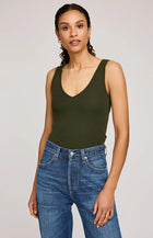 Gina Knit Tank Jasper
