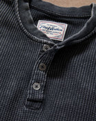 COREKT2392 Charcoal Vintage Soft Waffle Henley