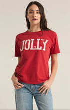 Jolly Boyfriend Tee - Haute Red