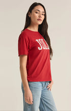 Jolly Boyfriend Tee - Haute Red