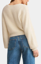 Sadira Fluffy Cardigan Warm White