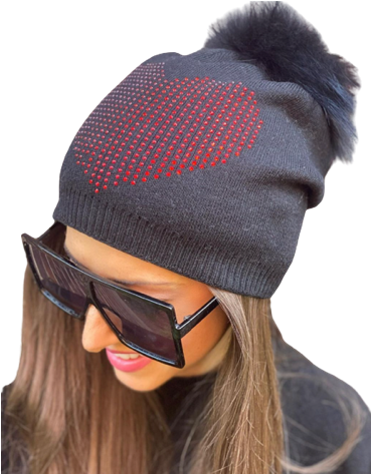 Helen Heart Beanie