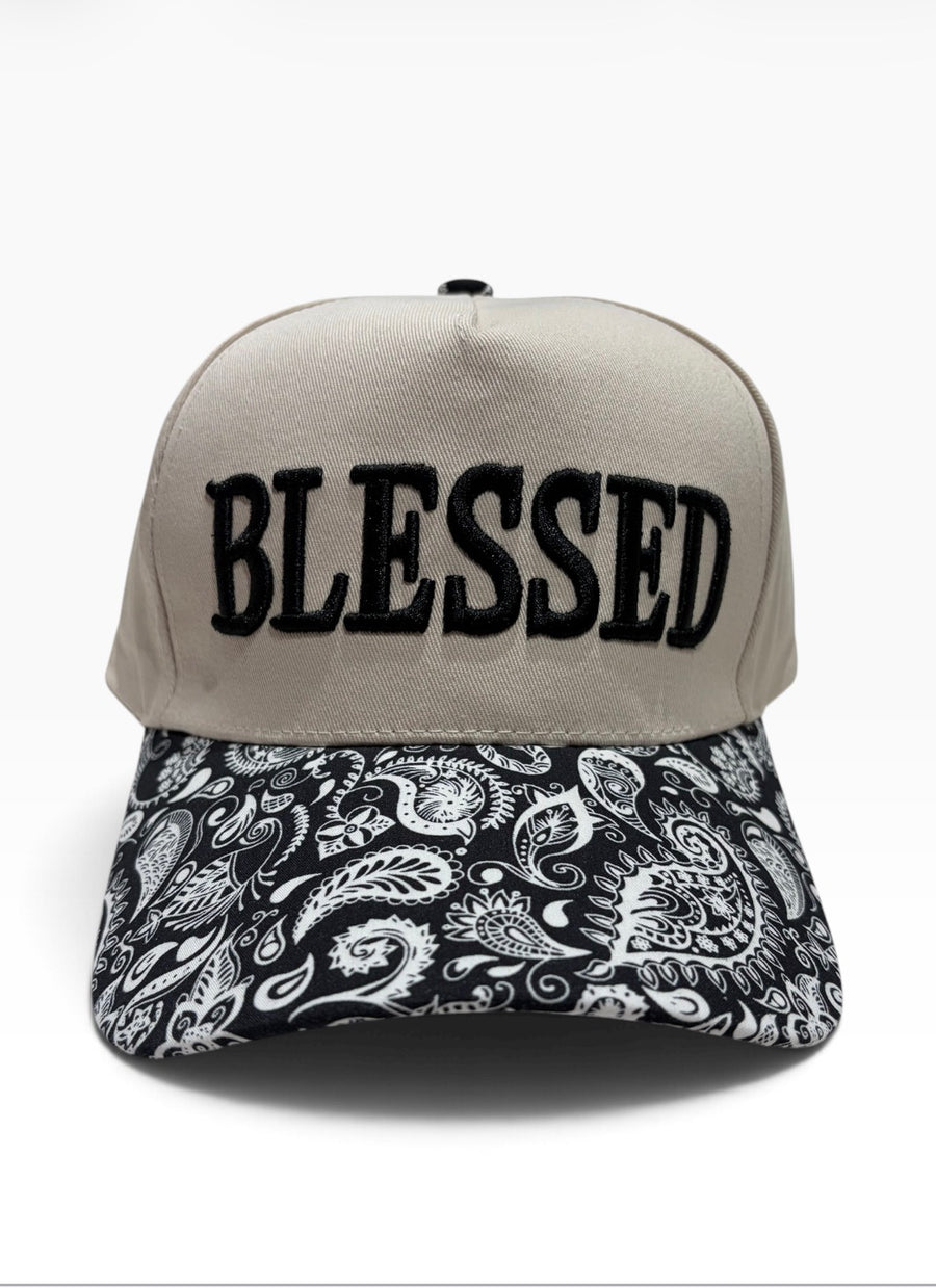 Blessed Two Tone Cotton Cap