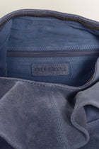 Rae Ruffle Suede Shoulder Bag