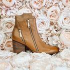 Klues Tan Ankle Boot