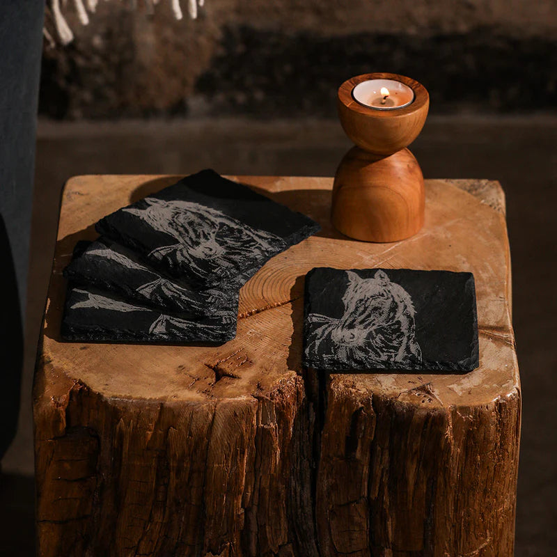 Slate Coasters - Set of 4