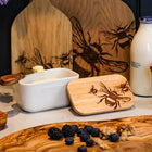 White Butter Dish