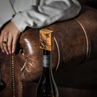 Bee Oak Bottle Stopper