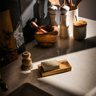 Highland Cow Oak Soap Dish & Soap Set