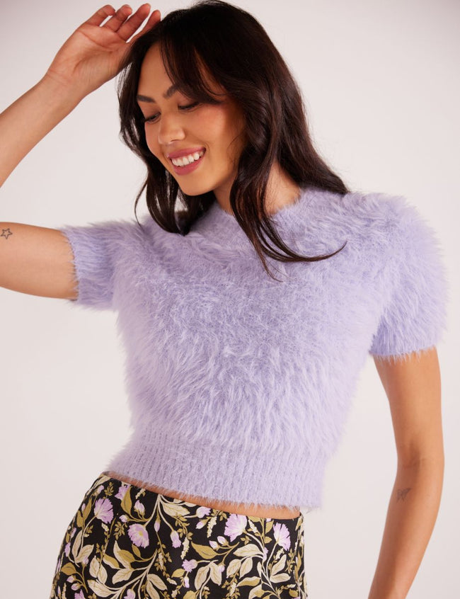 Maise Fluffy Knit Top
