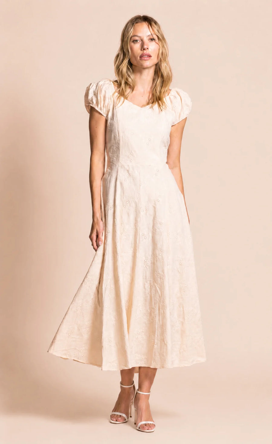 Juno Dress Beige