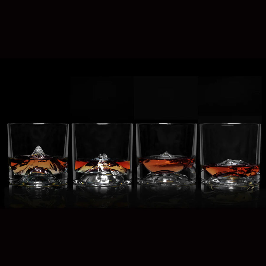 The Peaks Glass set of 4