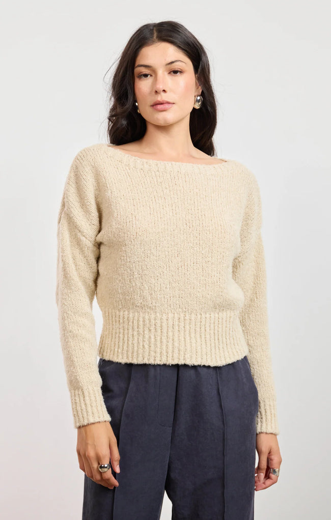 Indira Boat Neck Sweater