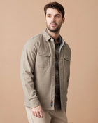 FA240W2074 Hamlin Stretch Twill Shirt Jacket