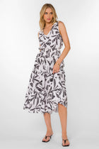 Lorenza Black White Dress