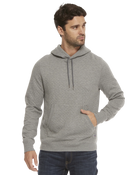 Bradner Super-Soft Quilted LS Hoodie Grey