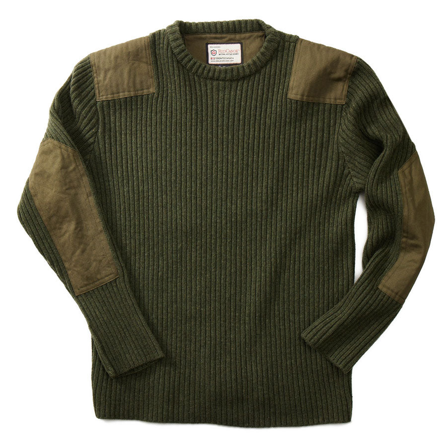 Wool Rib Knit Sweater