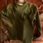 Wool Rib Knit Sweater