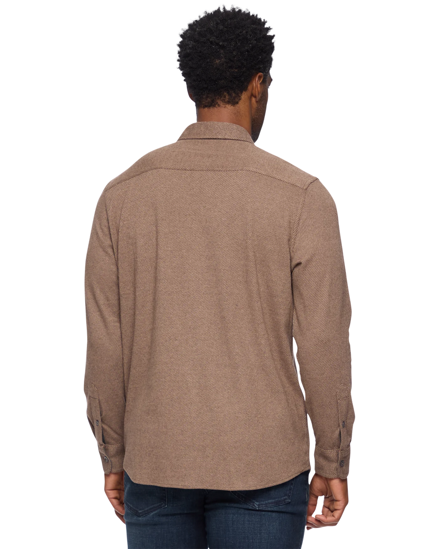 M-FA24WS2174 Madeflex Hero Brown Stretch Performance Shirt