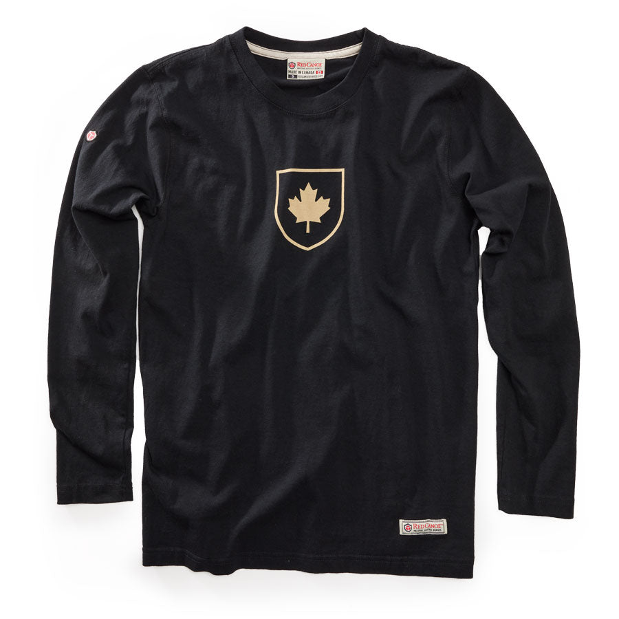 Canada Shield Long Sleeve T-shirt Black