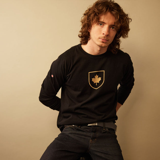 Canada Shield Long Sleeve T-shirt Black