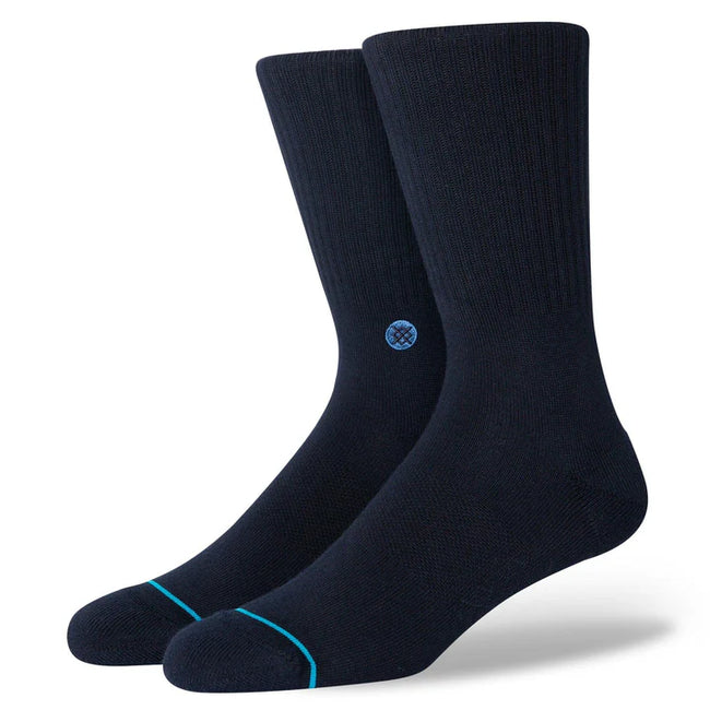 Icon Dark Navy Crew Socks