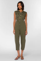 Maggie Olive Jumpsuit