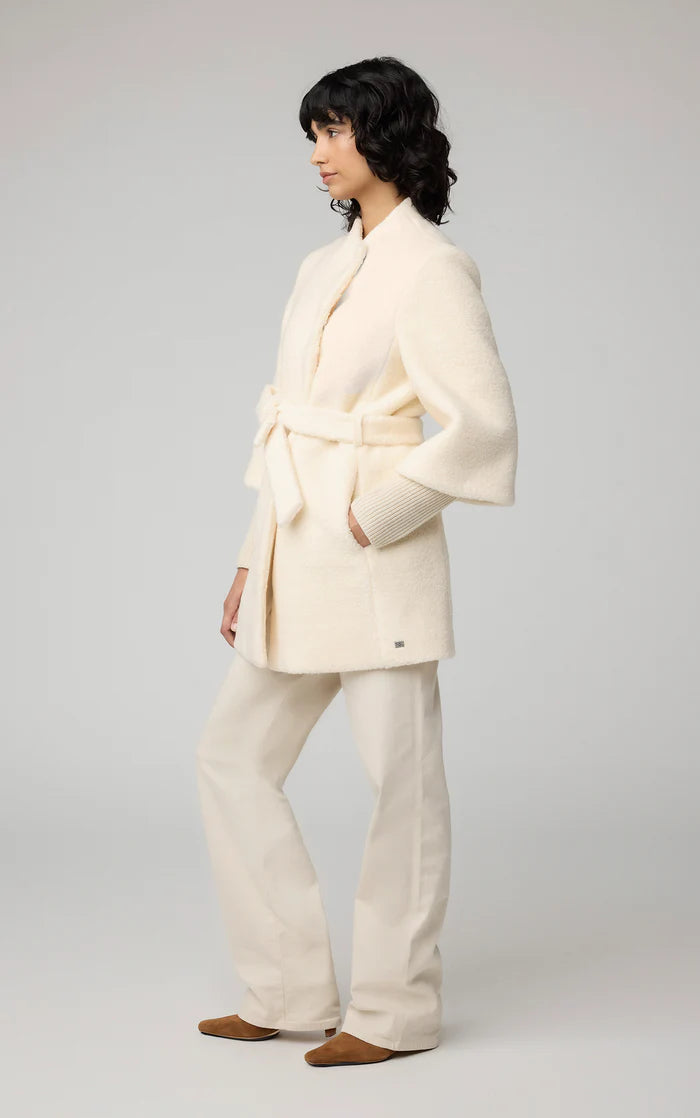 Mariah Ladies Faux Sherpa Coat