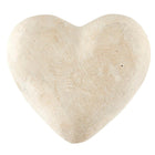 Paper Mache Heart - Natural