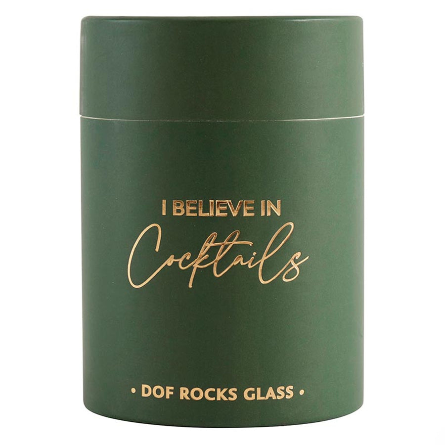 DOF Rocks Glass - I Believe In Cocktails