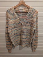 2427262 D LS Buttoned Spacedye Cardigan