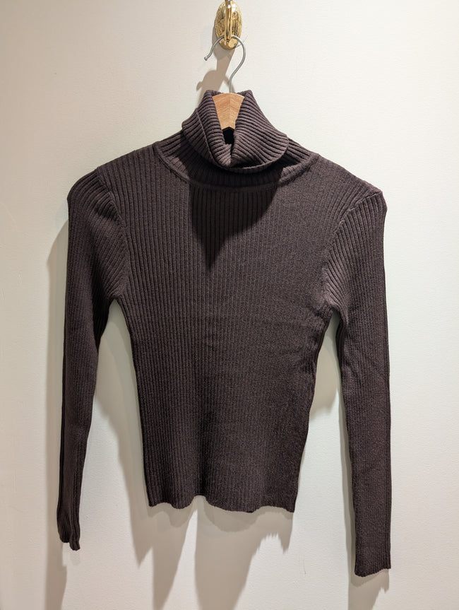 Mylo Turtleneck Sweater Chocolate Brown