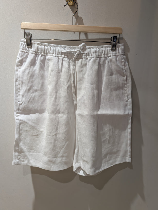 Linen Shorts - White