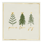 Cocktail Napkin - Peace Love Joy