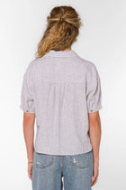 Selena Black Stripe Shirt
